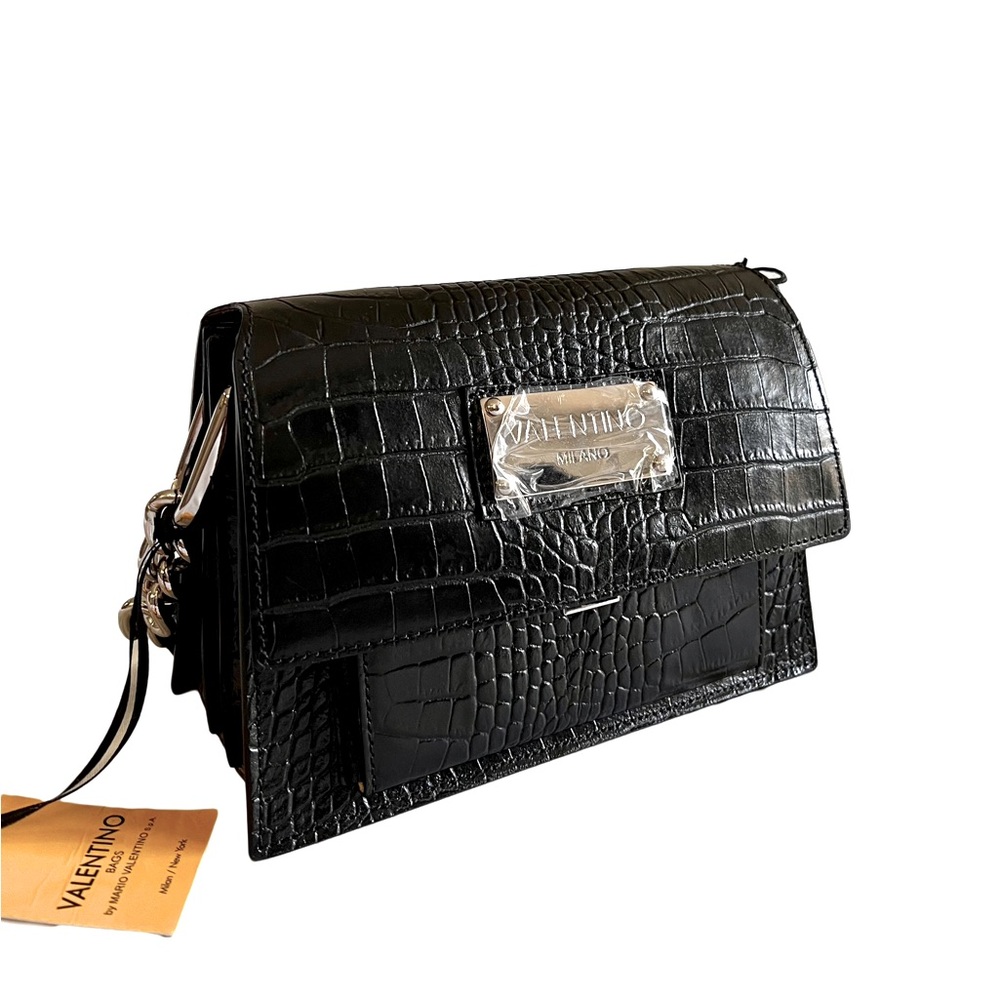 Valentino Milano  By Mario Valentino Cros Embossed  Crossbody Bag
